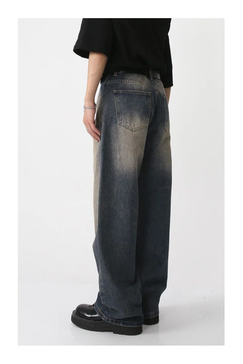 Designer × Japanese Brand Vintage Style Washed Jeans High Waist Front Pocket Size US 32 / EU 48 - 4 Thumbnail