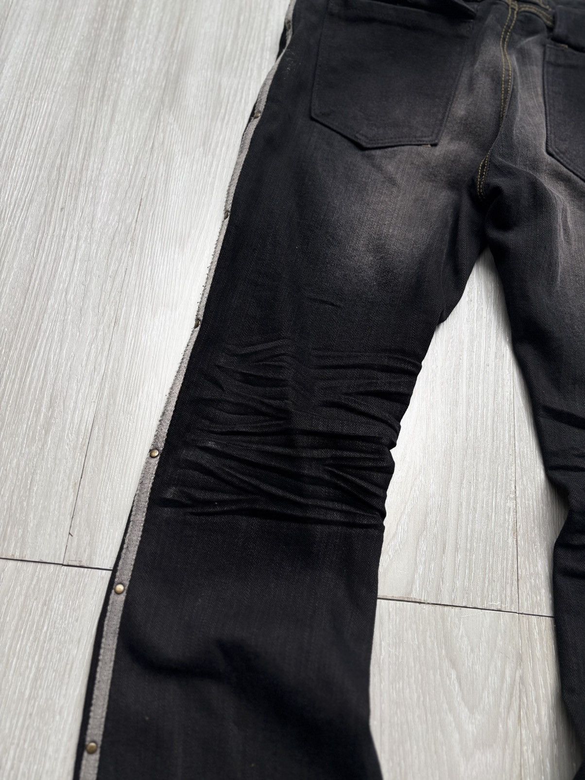 Japanese Brand JOHNPIONIR flared jeans Size US 26 / EU 42 - 5 Thumbnail