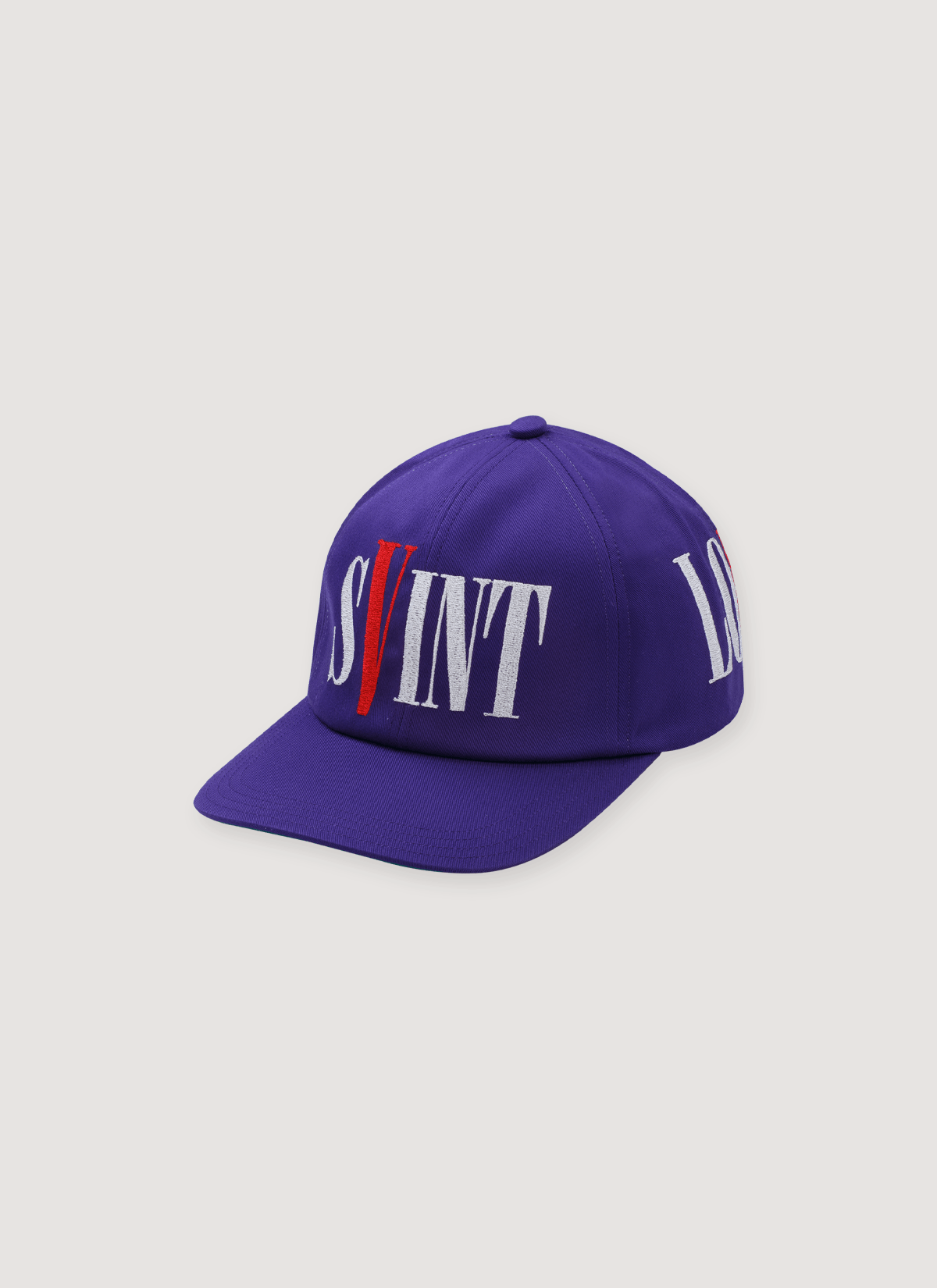 Saint Michael Vlone Embroidered Hat Purple Size ONE SIZE - 1 Preview