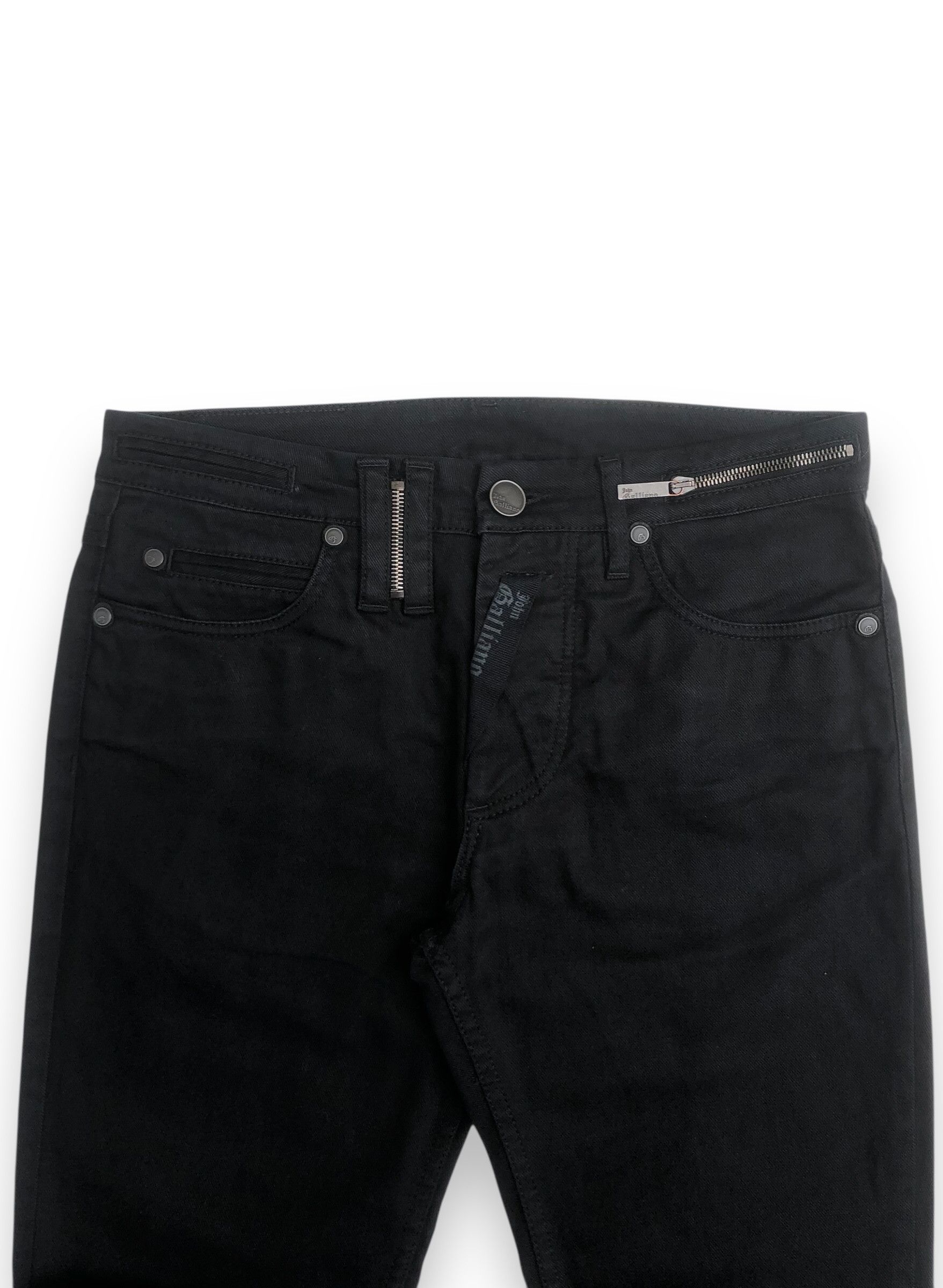 John Galliano 2000s John Galliano Skinny Black Jeans Size US 44 / EU 60 - 3 Thumbnail