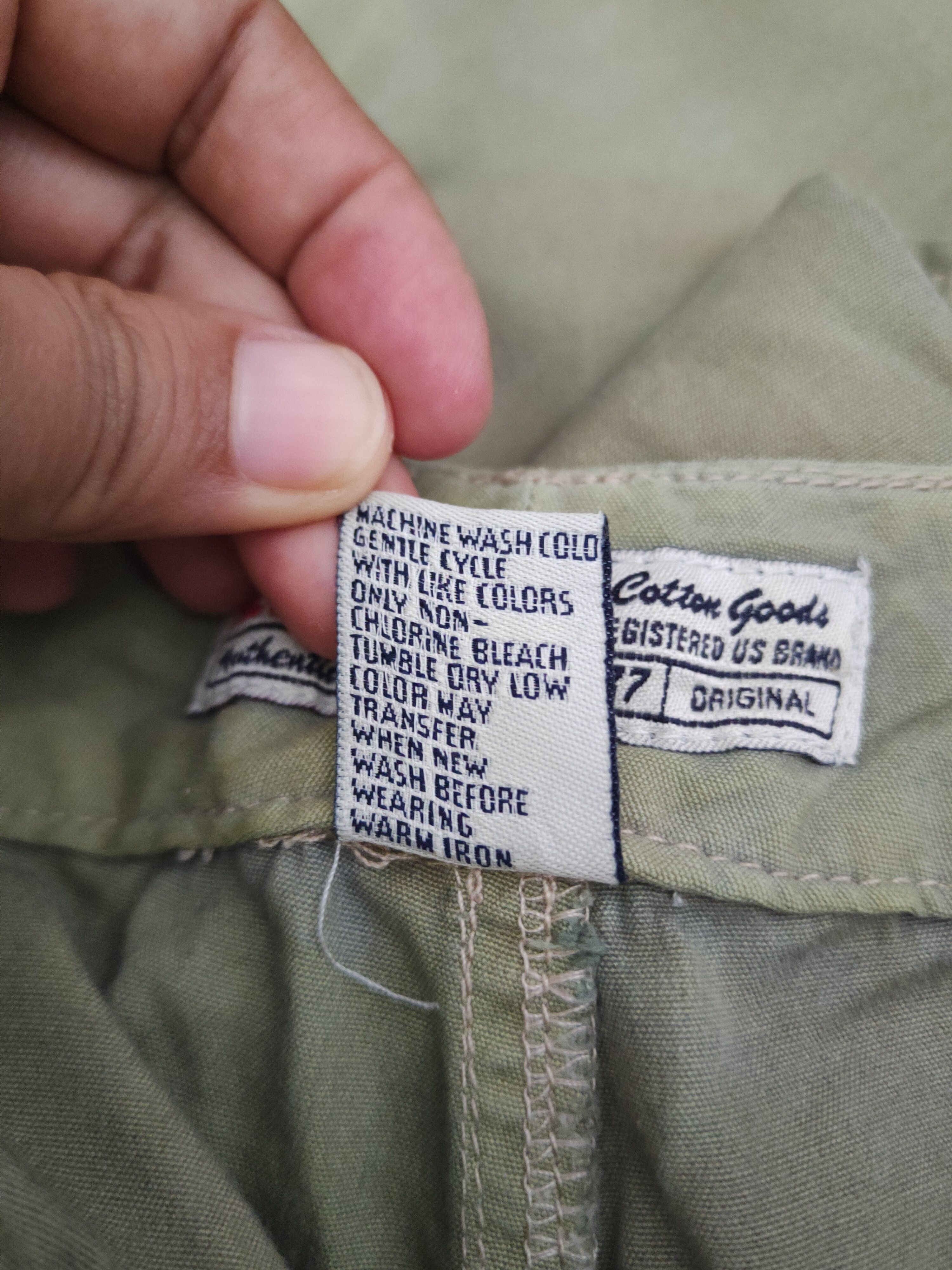 Aeropostale DL Aeropostale Green Faded Multipocket Cargo Pants #46-359 Size 28" / US 6 / IT 42 - 13 Thumbnail