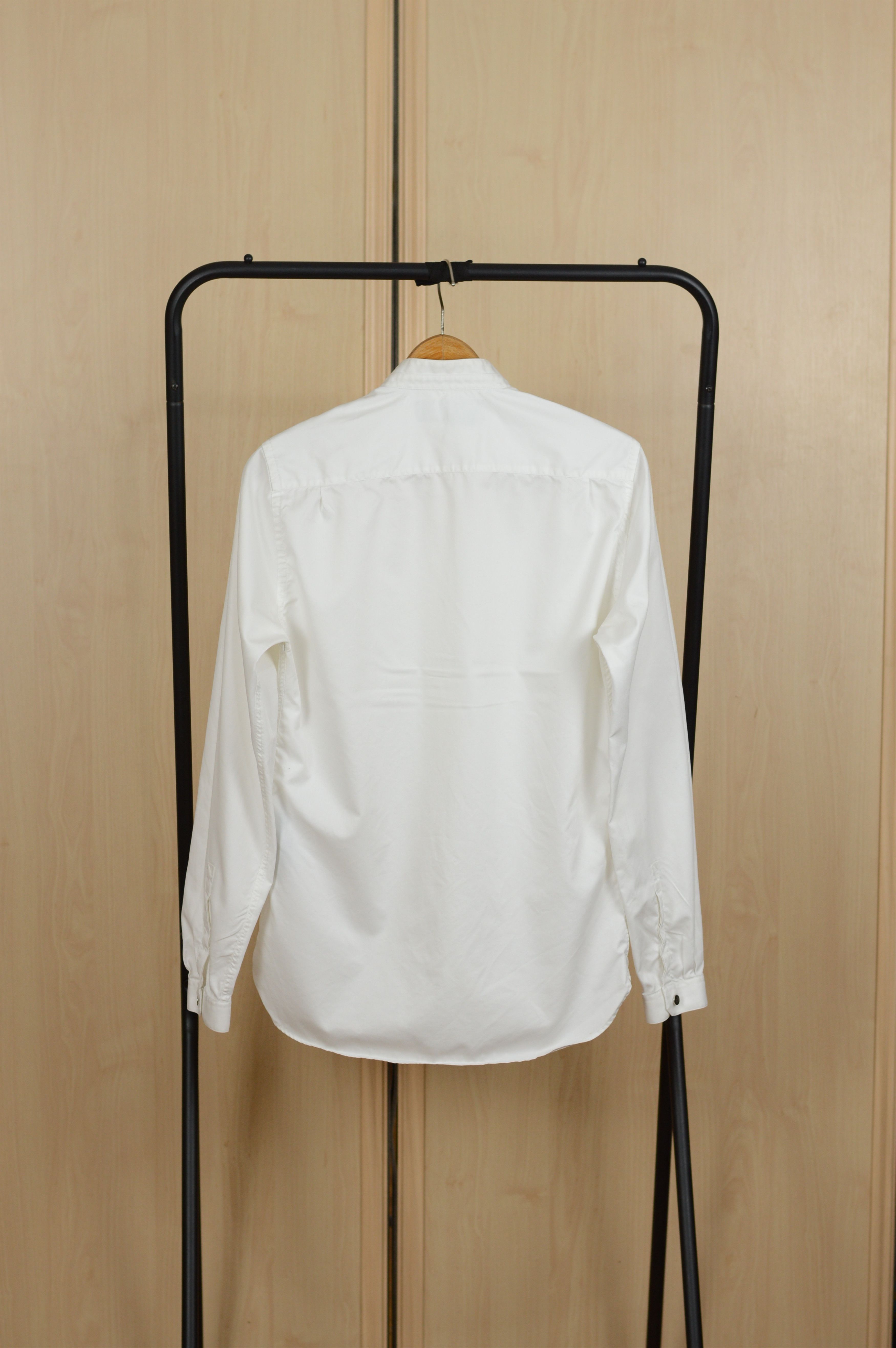 The Kooples The Kooples White Band Collar Long Sleeve Shirt – Slim Fit Size US S / EU 44-46 / 1 - 5 Thumbnail