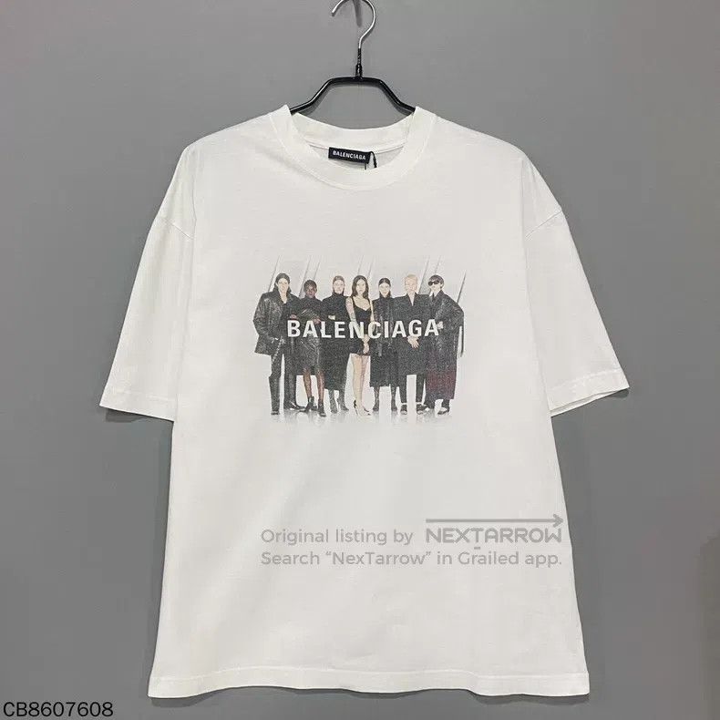 Balenciaga Balenciaga Band portrait logo short sleeve Size US XS / EU 42 / 0 - 1 Thumbnail