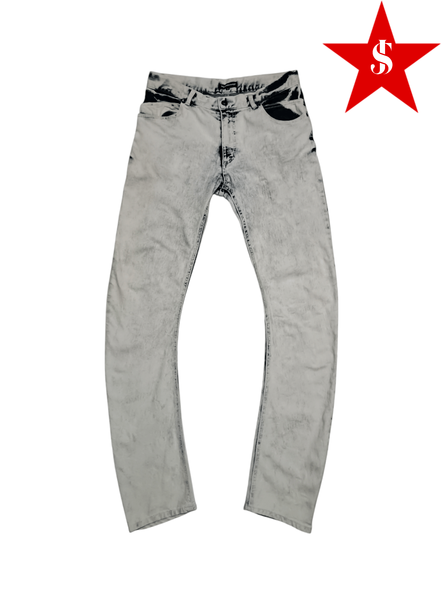Japanese Brand × semanticdesign Sematic Design Acid Wash Denim Banana Pant Size US 31 - 1 Thumbnail