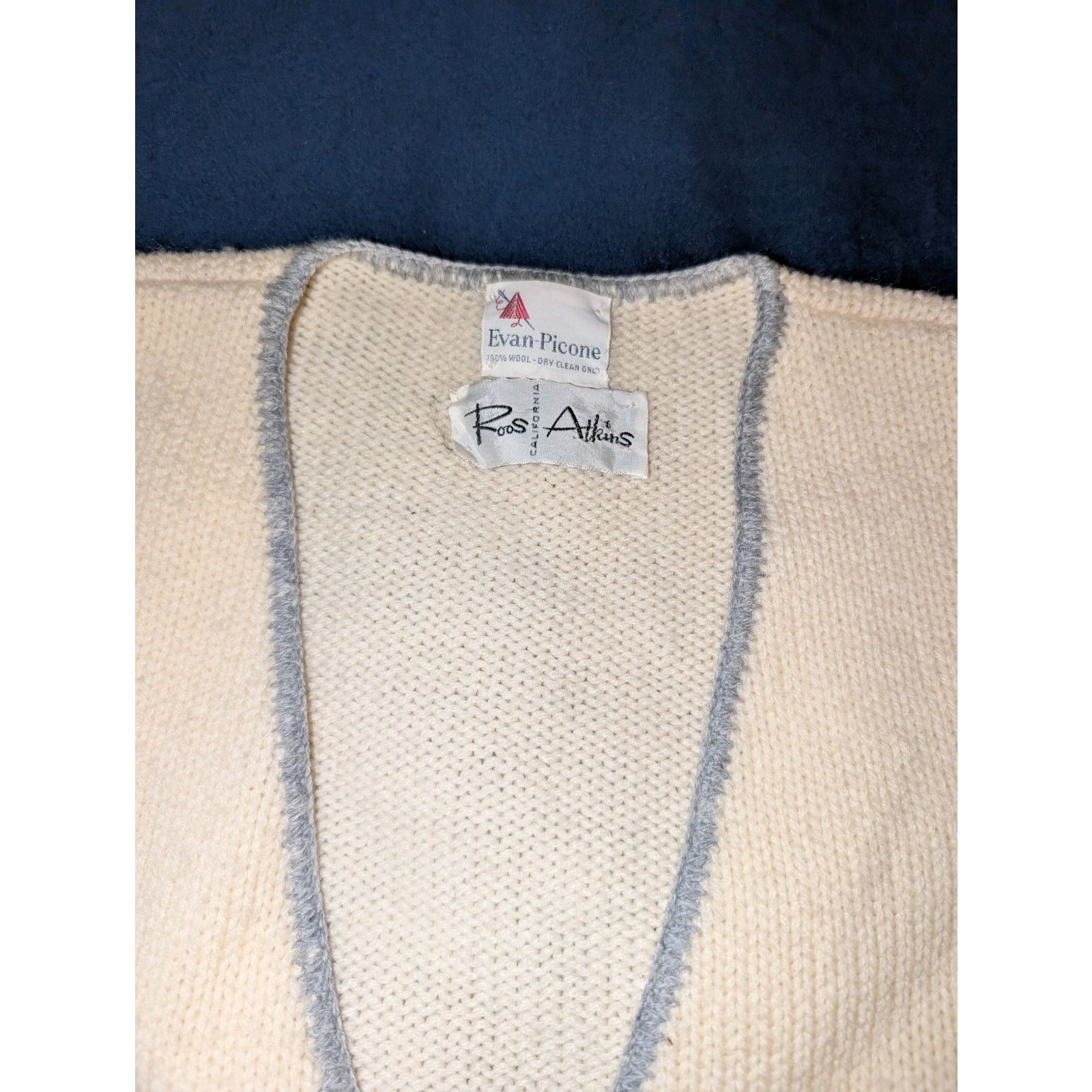 Evan Picone Vintage Evan-Picone Cardigan Sweater Med Wool Roos Atkins Size M / US 6-8 / IT 42-44 - 3 Thumbnail