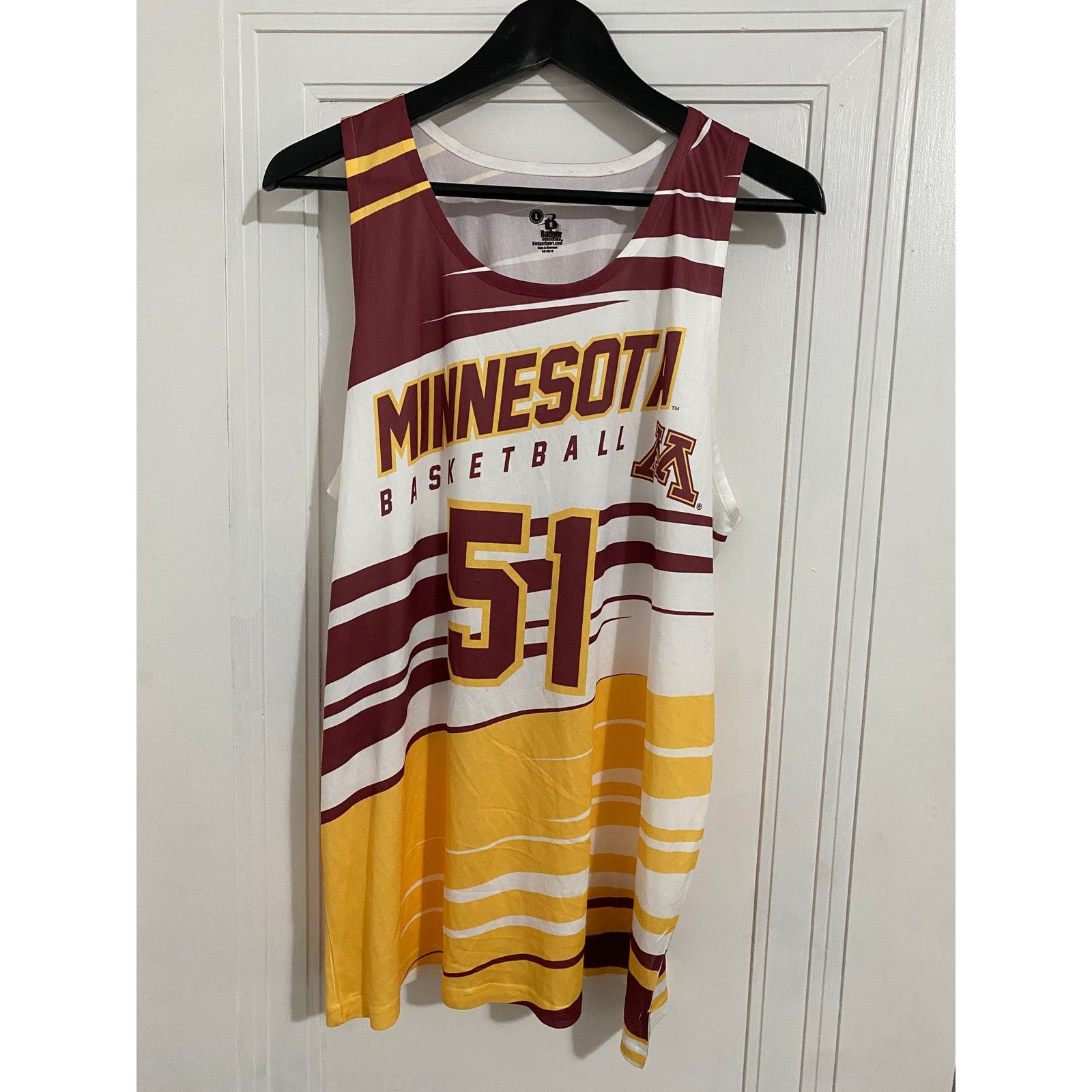 NCAA Minnesota Gophers Basketball Jersey Size Large Size US L / EU 52-54 / 3 - 1 Thumbnail