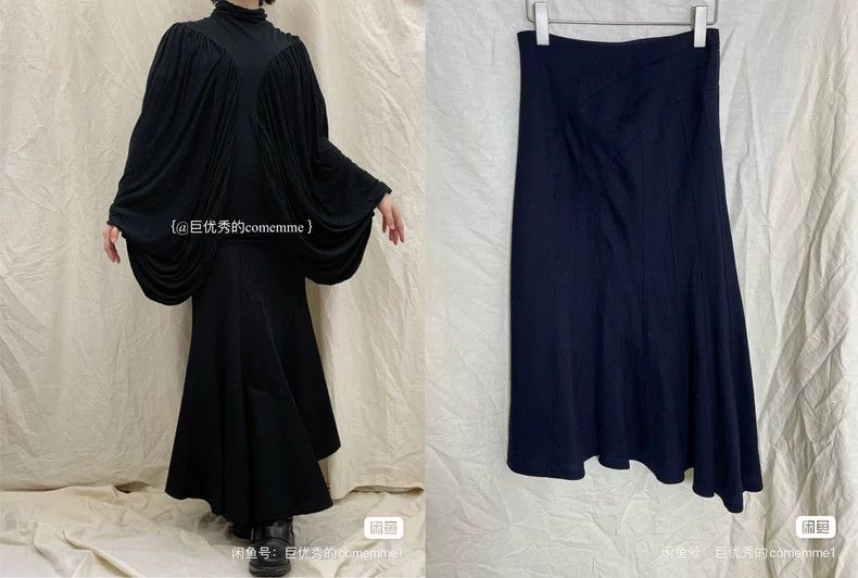 Comme des Garcons Comme Des Garcons size S Navy Blue Dark Blue Wool Twill Ir Size 24" / US 00 / IT 34 - 1 Thumbnail