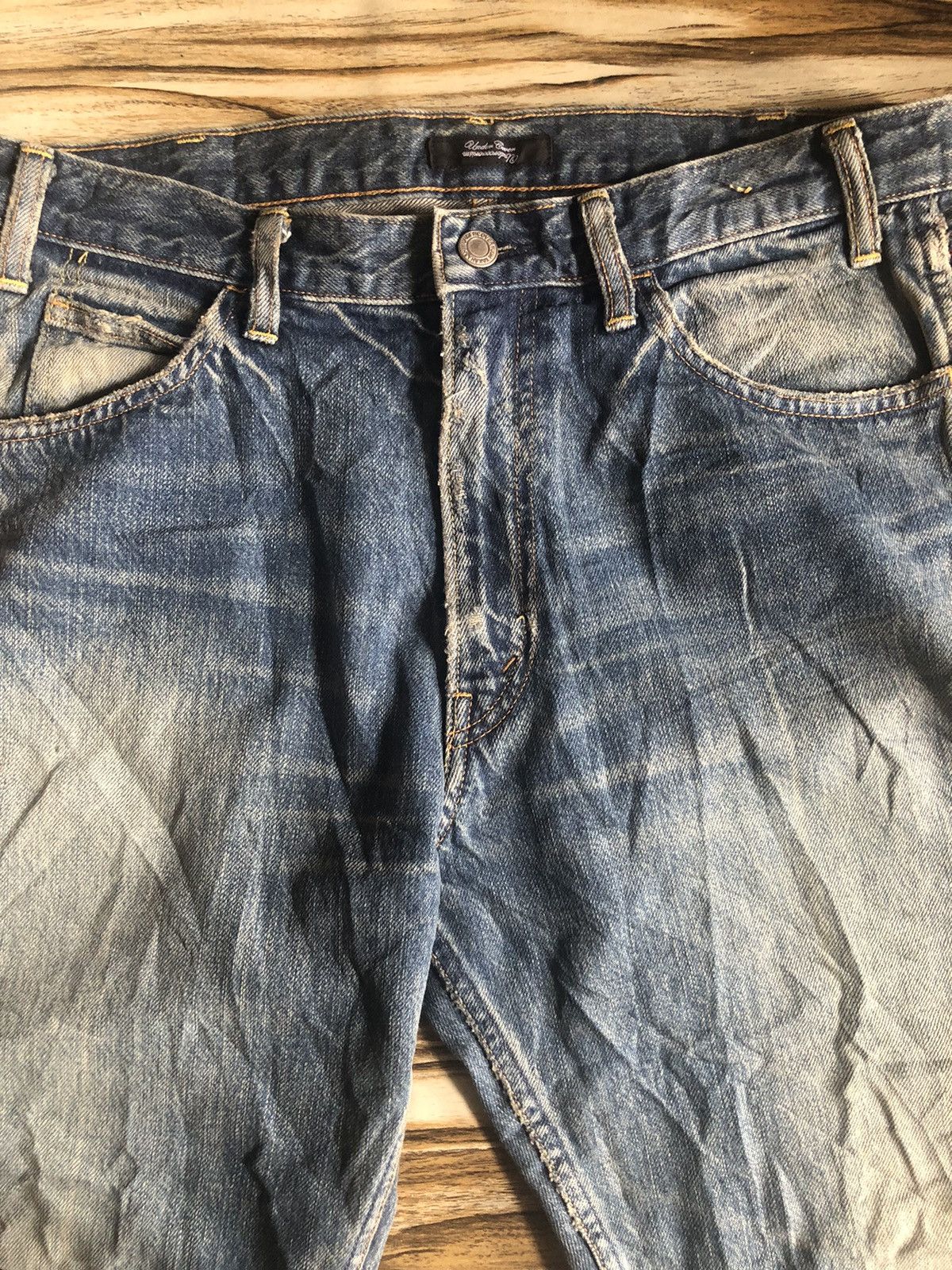 Undercover Grail🔥Undercover Processing Straight Pants distressed denim Size US 34 / EU 50 - 3 Thumbnail