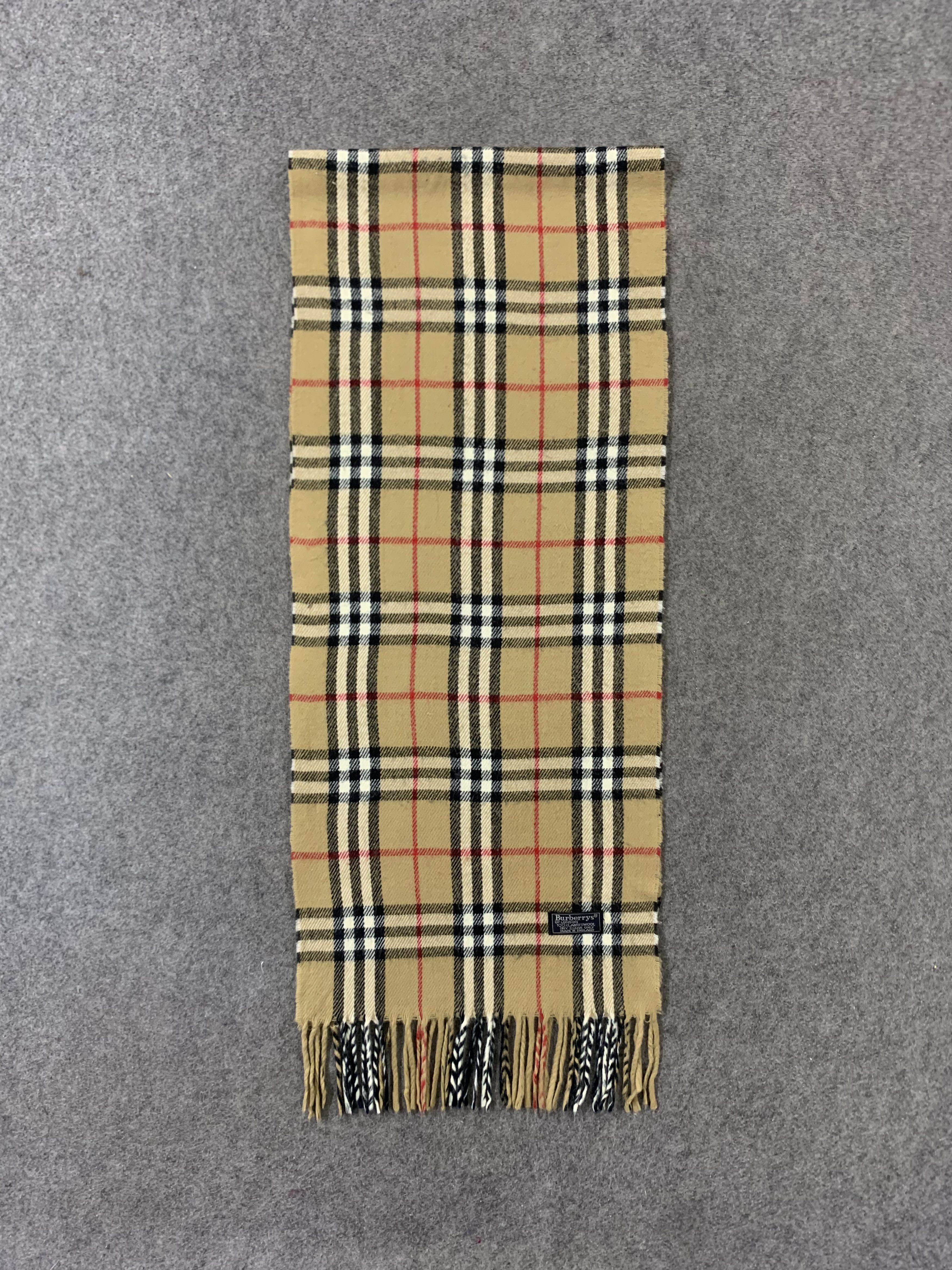 Burberry Burberry Scarf Wool Muffler Neck Wrap BL9321 Size ONE SIZE - 2 Thumbnail