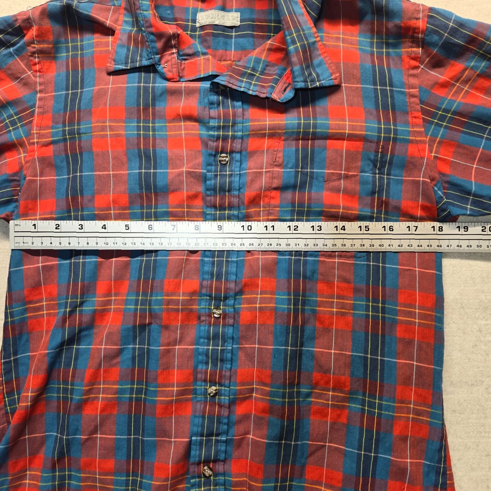 Vintage Andhurst Shirt Adult Men's Size M Medium Black Plaid Button-Up Long Sleeve Casual Regular Size US M / EU 48-50 / 2 - 4 Thumbnail