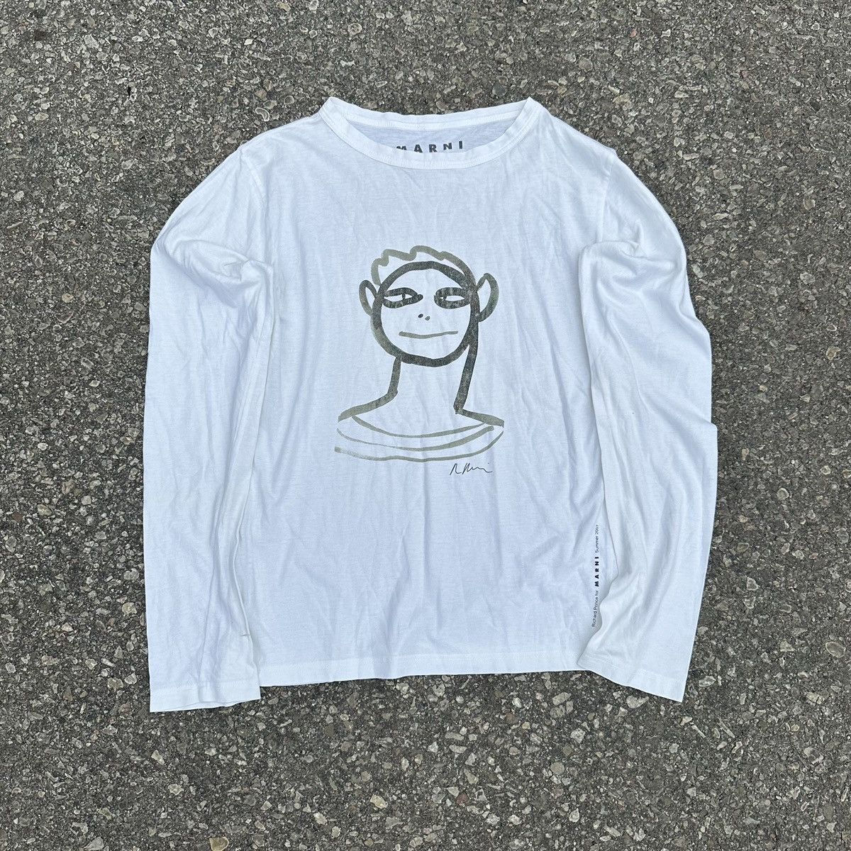 Marni Archive Rare Marni x Richard Prince Long Sleeve 2007s Size US S / EU 44-46 / 1 - 1 Thumbnail