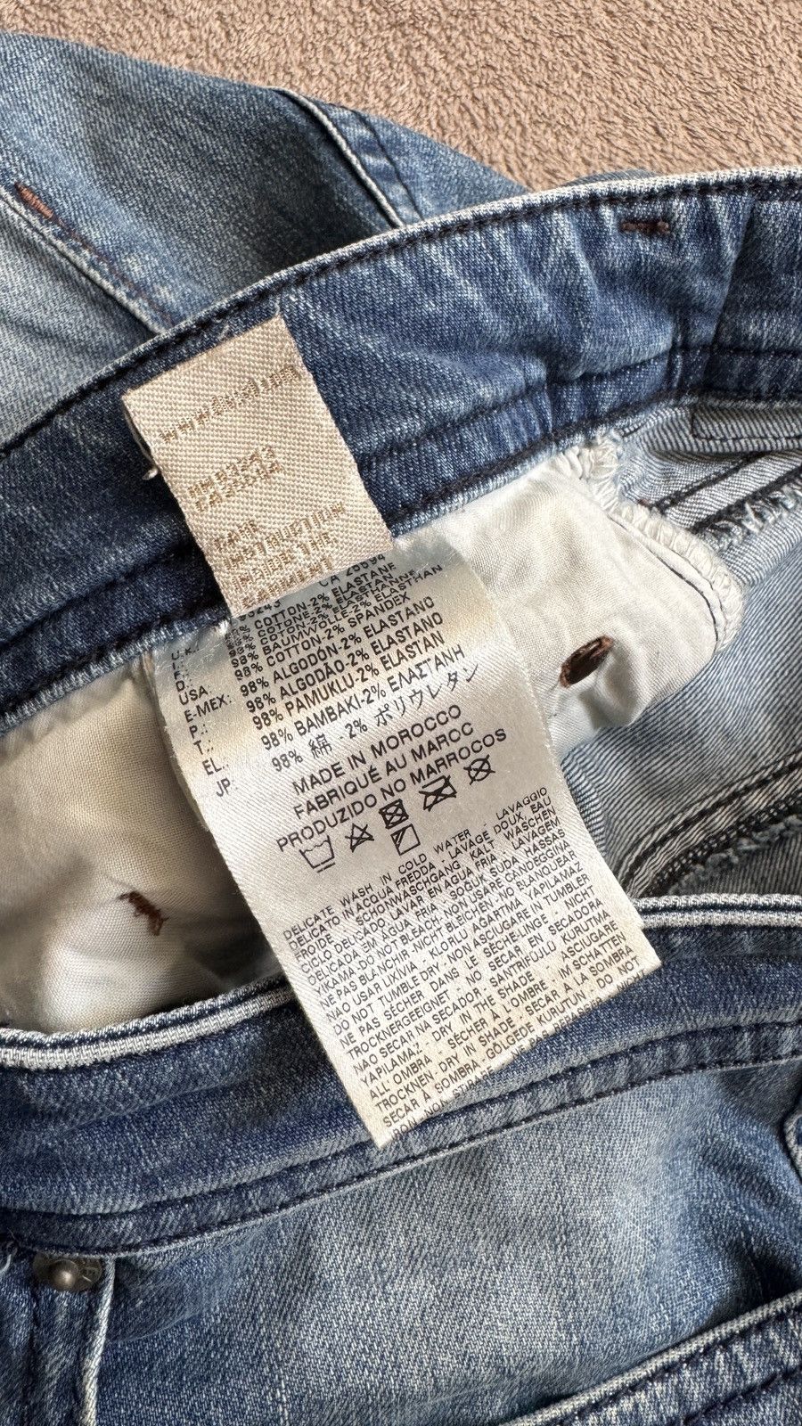 Japanese Brand Diesel Buster Y2K Mudwash Faded Jeans LGB ifsixwasnine vibe Size US 30 / EU 46 - 6 Thumbnail