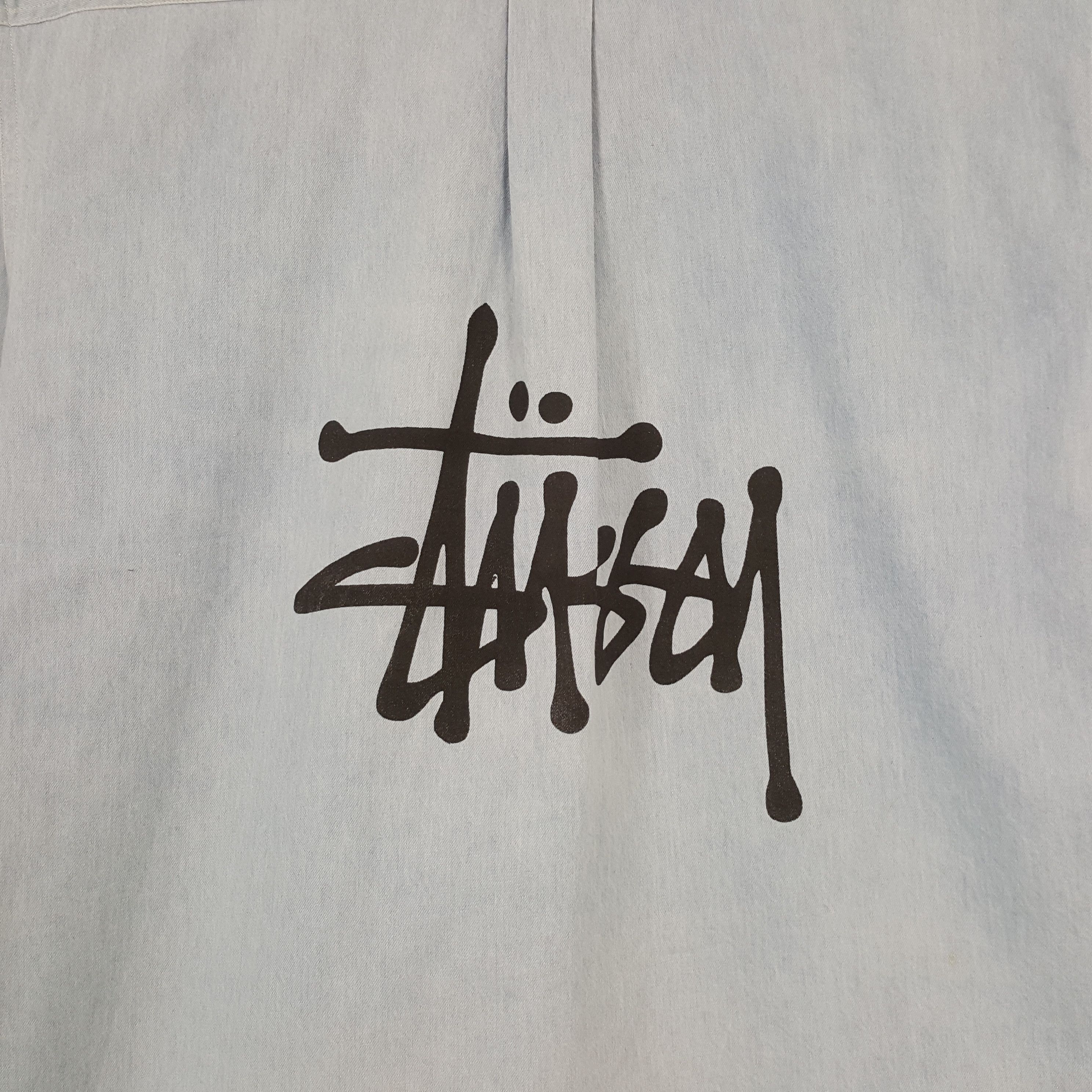 Stussy × Vintage Vintage STUSSY Streetwear Skateboard Shirt C285N36 Size US XL / EU 56 / 4 - 2 Thumbnail