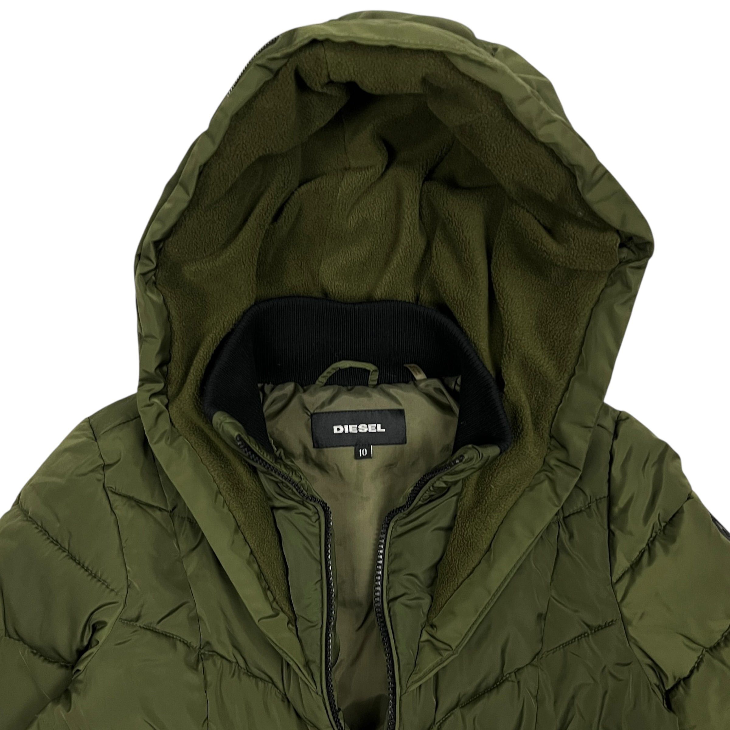 Diesel Women’s Diesel Ribbed Hooded Parka Jacket - Size XS Size XS / US 0-2 / IT 36-38 - 5 Thumbnail