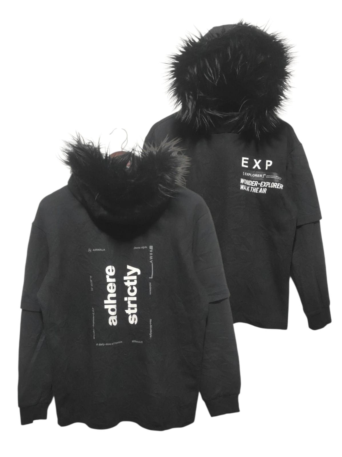 Le Grande Bleu (L.G.B.) LGB Fox Fur PK Hoodie | Grailed