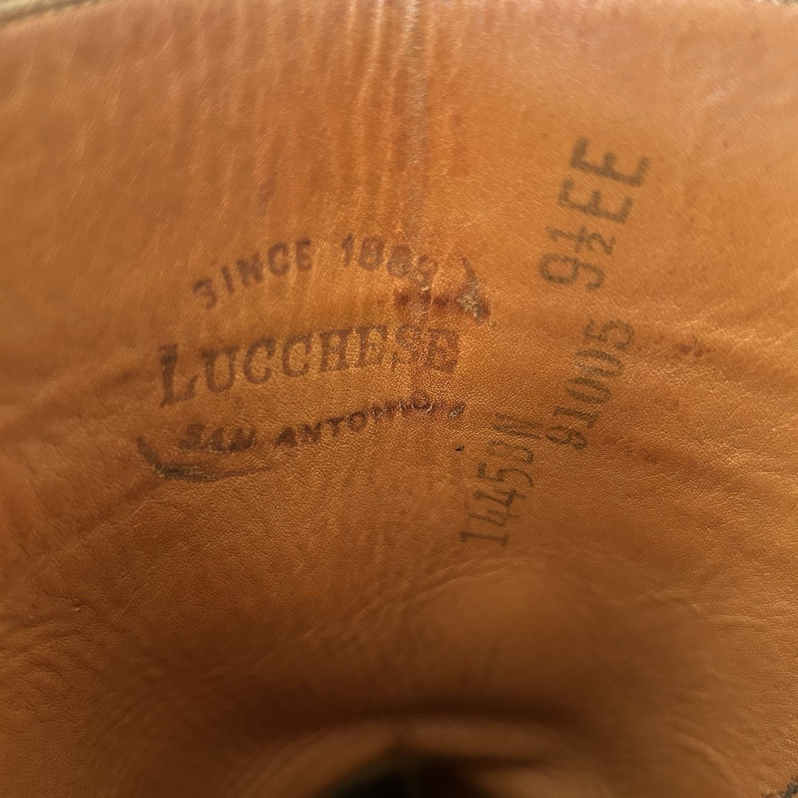 Lucchese Lucchese San Antonio Vintage Cowboy Boots Mens 9.5 EE Size US 9.5 / EU 42-43 - 6 Thumbnail