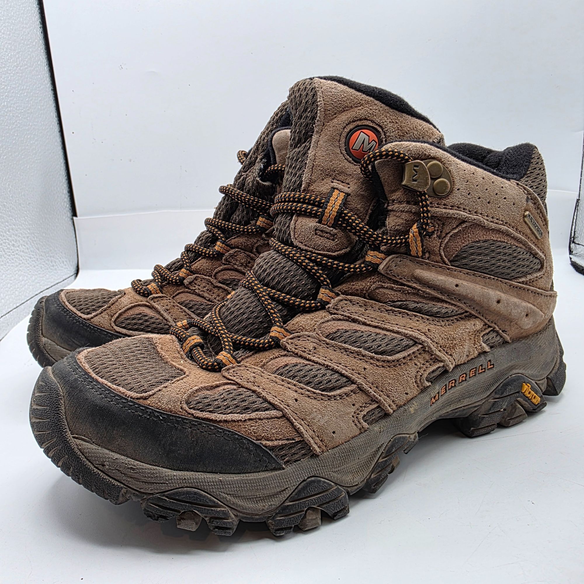 Merrell Merrell Moab 3 Mid Mens Size 8 Brown Hiking Shoes Camping Ou Size US 8 / EU 41 - 4 Thumbnail