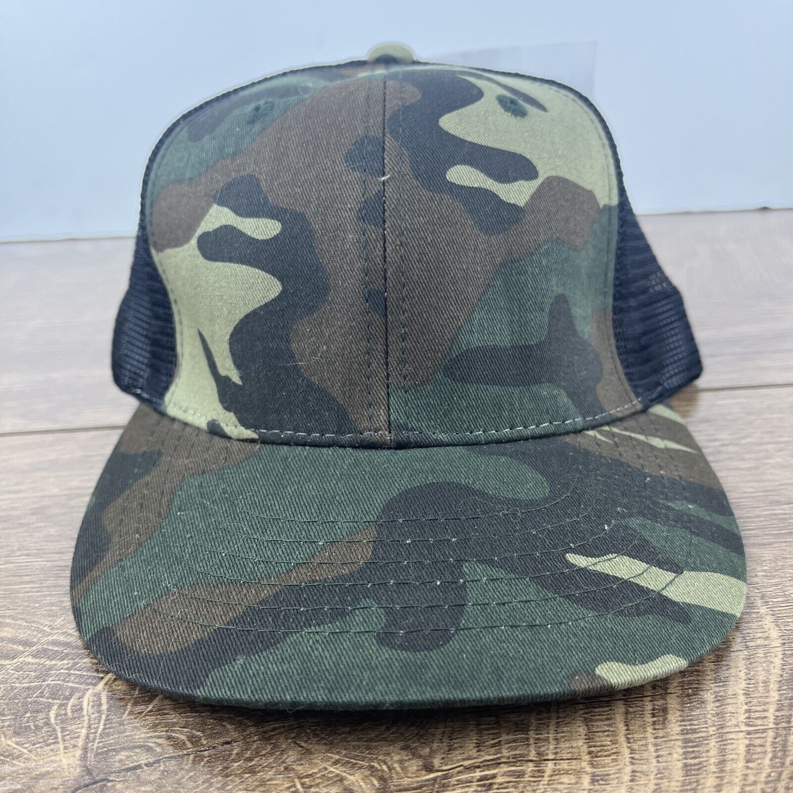 Other Army Camo Hat Green Camo Hat Adjustable Adult Size Hat Camo Size ONE SIZE - 3 Thumbnail