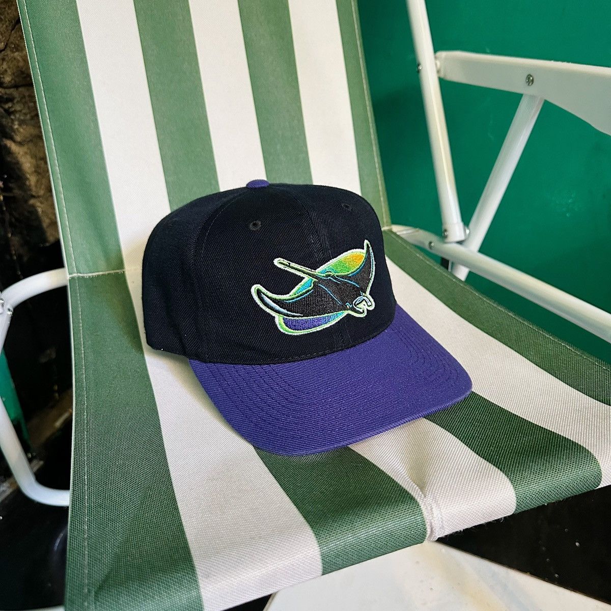 MLB × Sports Specialties × Vintage Vintage MLB Tampa Bay Rays Logo Sports Specialties Hat Size ONE SIZE - 1 Thumbnail