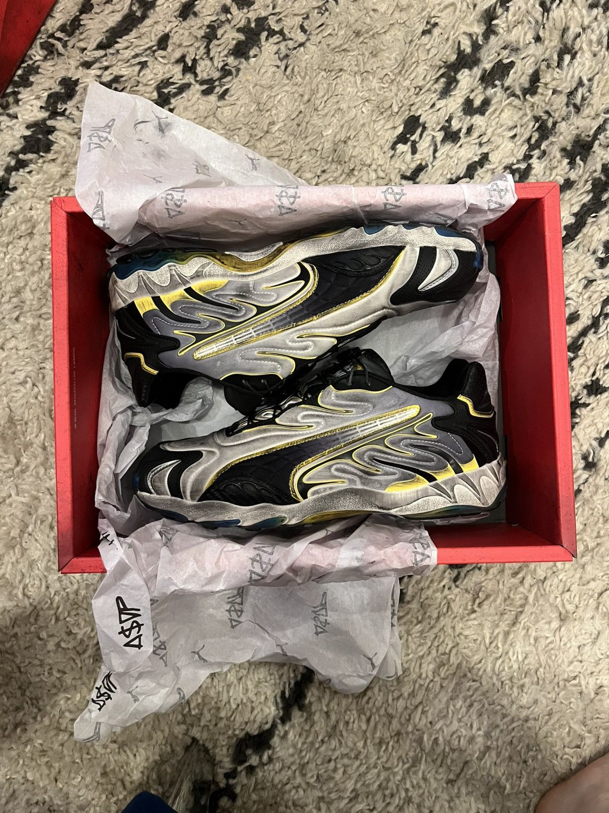 A$AP Rocky × Puma Puma x A$AP ROCKY Inhale DSTRD NPNE warm white/grey/black Size US 10 / EU 43 - 13 Thumbnail
