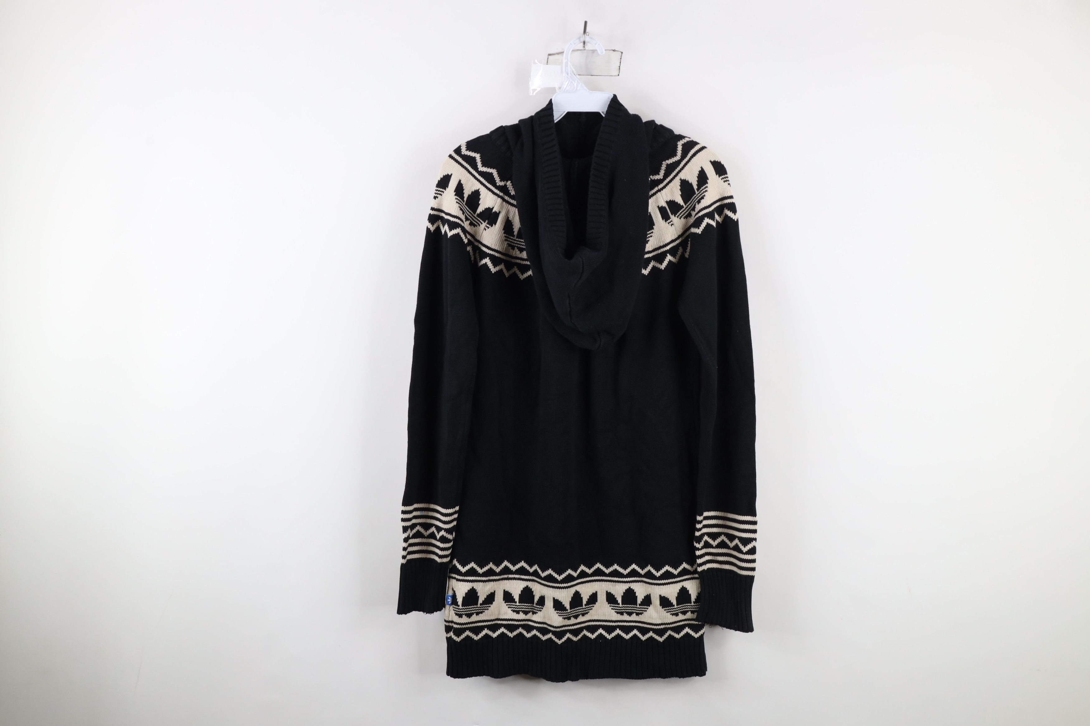 Adidas × Vintage Vintage Y2K Adidas Christmas Trefoil Knit Hoodie Sweater Size M / US 6-8 / IT 42-44 - 11 Thumbnail
