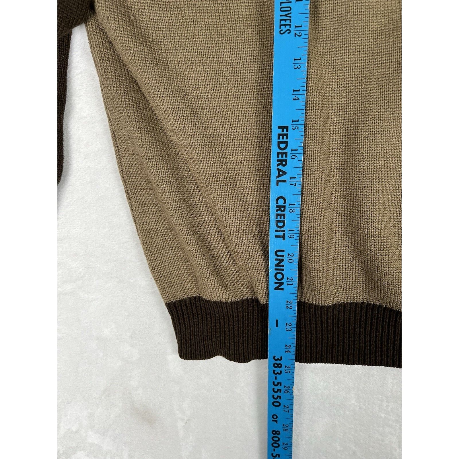 Sideout Vintage Sideout Full Zip Fleece Knit Sweater Size XL Brown S Size US XL / EU 56 / 4 - 4 Thumbnail
