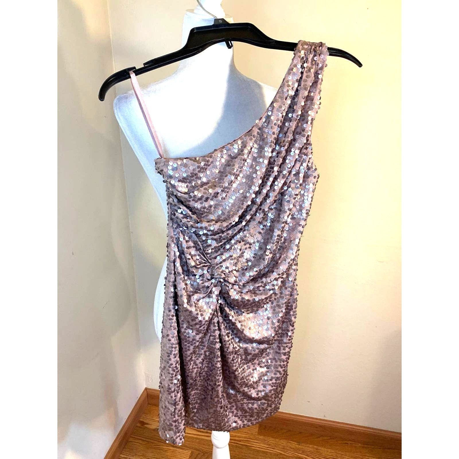 Other Women One shoulder sequin mini dress size S Size S / US 4 / IT 40 - 6 Thumbnail