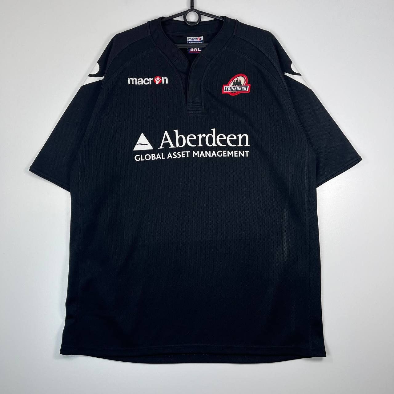Other Edinburgh Rugby Shirt Macron Mens Aberdeen Sponsor Size 3XL Size US XXL / EU 58 / 5 - 1 Thumbnail