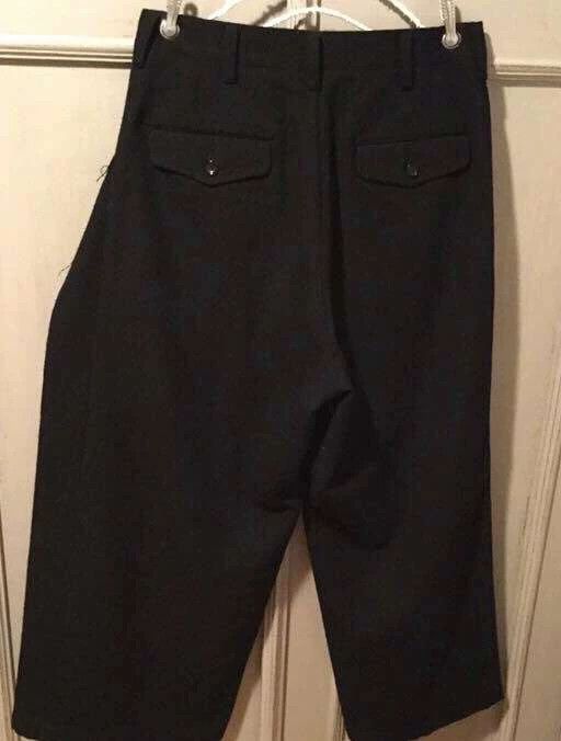 Comme des Garcons Comme Des Garcons size M Floral Wool Wide Leg Pants Size 24" / US 00 / IT 34 - 2 Thumbnail