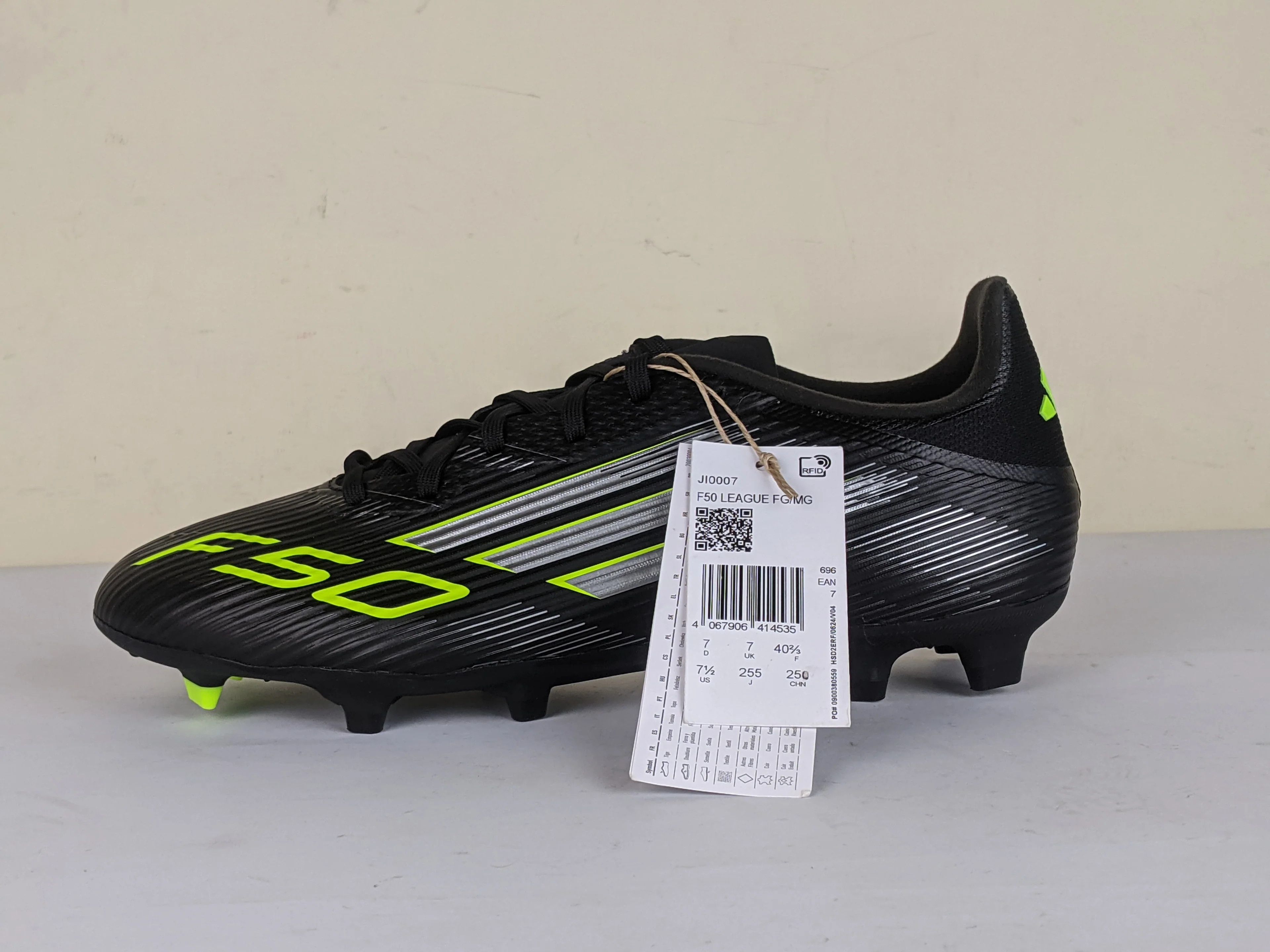 Adidas adidas F50 League FG/AG Electric Stealth - Core Black/Iron Size US 7.5 / EU 40-41 - 1 Thumbnail