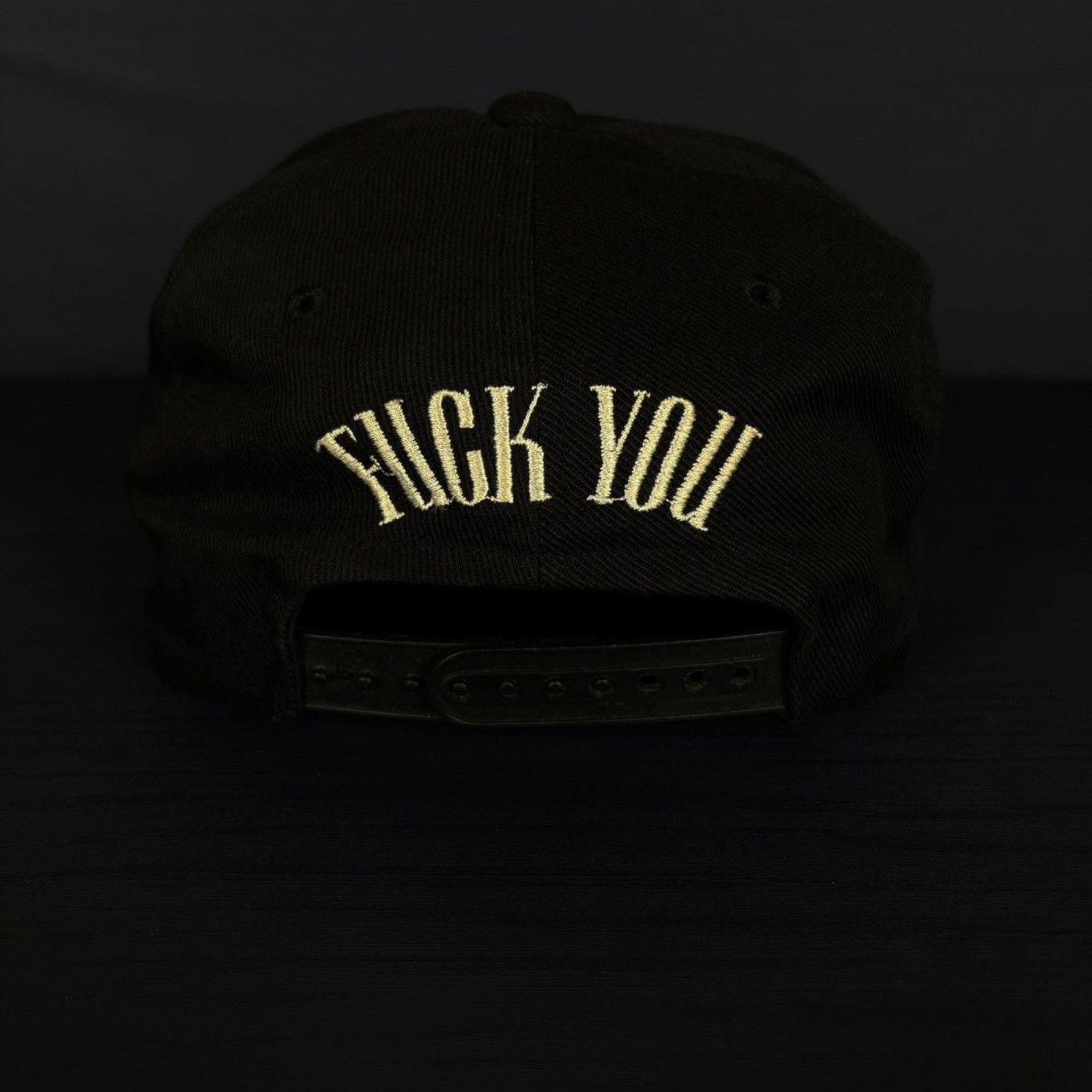 Japanese Brand × Number (N)ine × Vintage 🇯🇵2006 NUMBER (N)INE FUCK YOU Embroidered Cap Size ONE SIZE - 3 Thumbnail