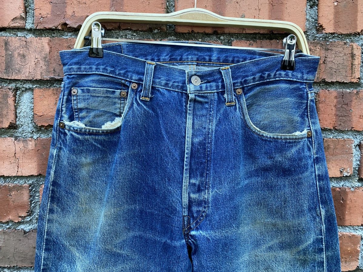 Levi's Vintage Clothing W32x30 Vintage levi's 501xx redline distressed dirt made USA Size US 32 / EU 48 - 4 Thumbnail
