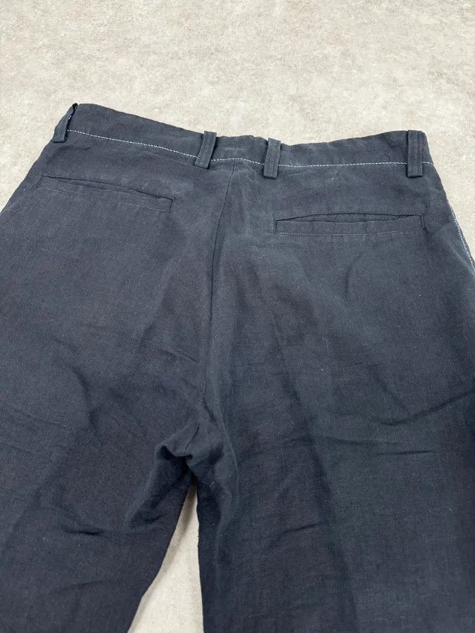 Issey Miyake Issey Miyake Navy Linen Cozy Pants Size US 32 / EU 48 - 7 Thumbnail