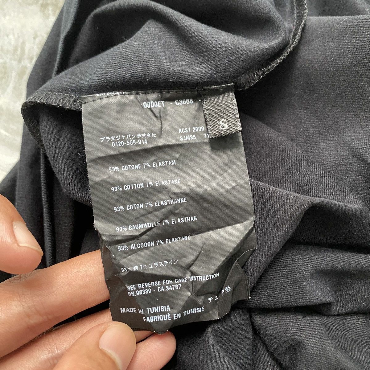 Prada Prada Black Pocket Tshirts Size S / US 4 / IT 40 - 8 Thumbnail