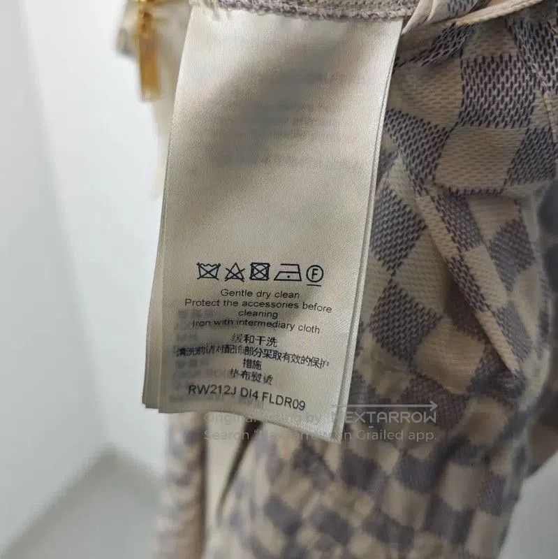 Louis Vuitton Louis Vuitton Summer Cream Silk Dress . Size XS / US 0-2 / IT 36-38 - 4 Thumbnail