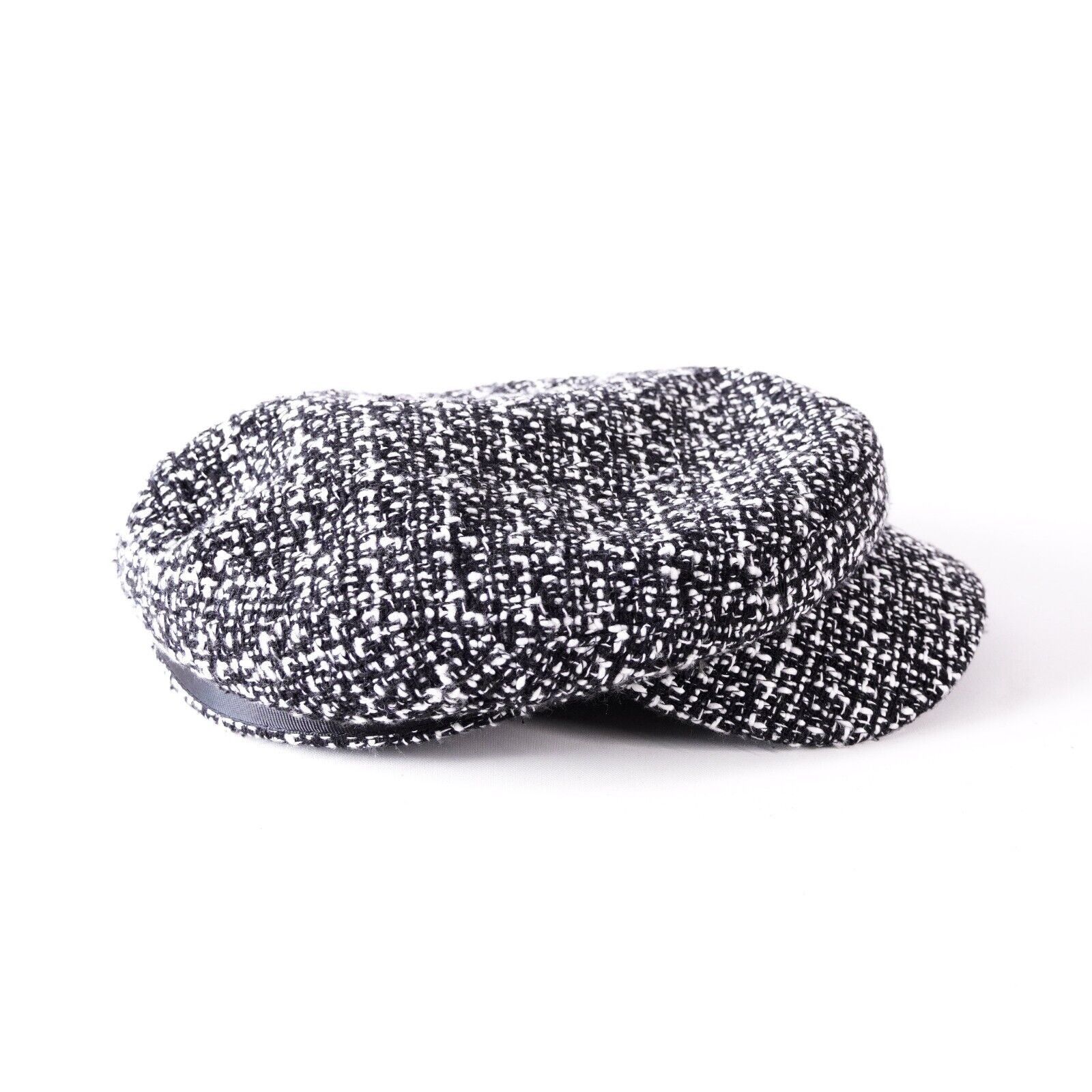 Other Mixit Knitted Crosshatch Checker Breton Hat Golf Cap Beret Size ONE SIZE - 5 Thumbnail