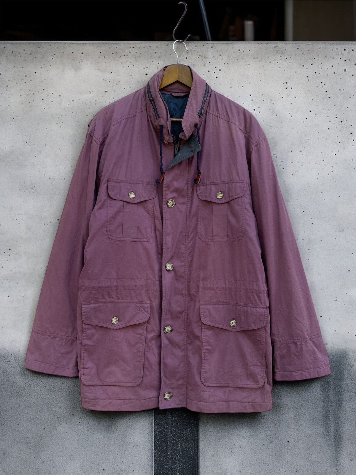 Alfred Dunhill 🔥VINTAGE 90'S DUNHILL ITALY UTILITY STYLE CHORE JACKET Size US XL / EU 56 / 4 - 1 Thumbnail
