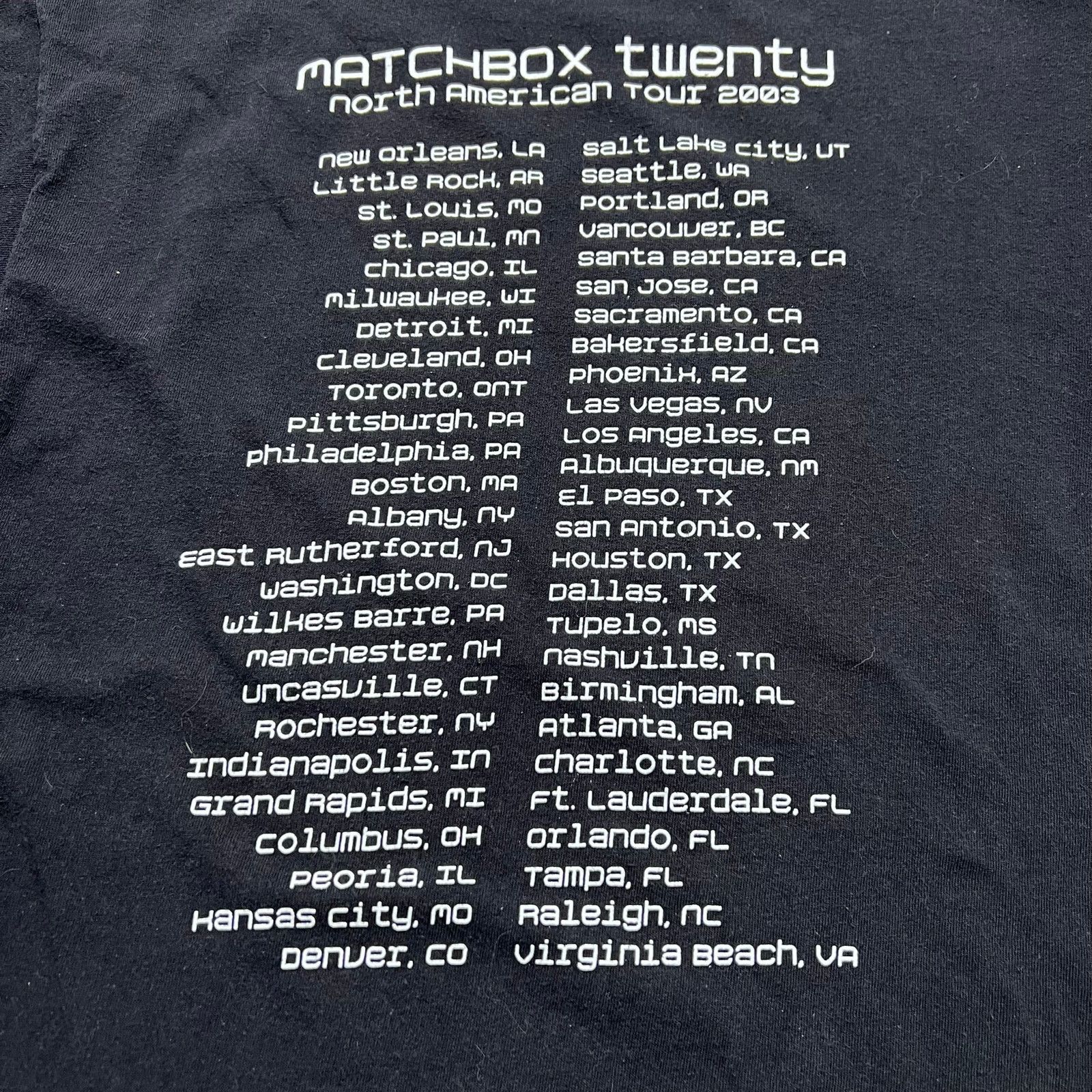Vintage Vintage Match Box Twenty Black Sz M More Than You Think You Size US M / EU 48-50 / 2 - 8 Thumbnail