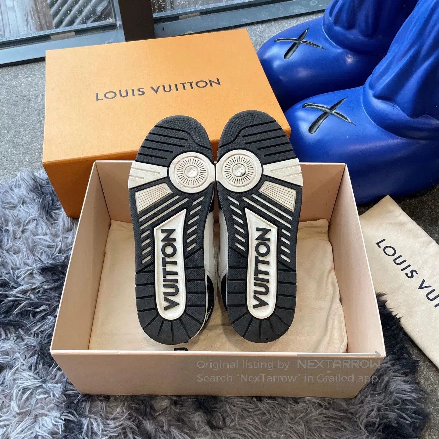 Louis Vuitton LV Trainer Black White Sneakers. Size US 9.5 / EU 42-43 - 6 Thumbnail