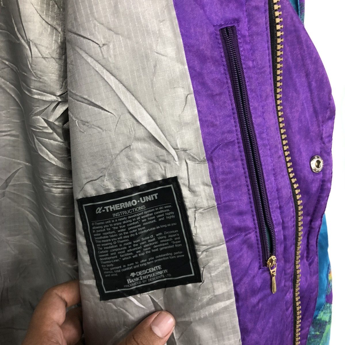 Descente × Vintage Vintage Descente Motive Tactical Design Pocket Ski Jacket Size US XL / EU 56 / 4 - 17 Thumbnail