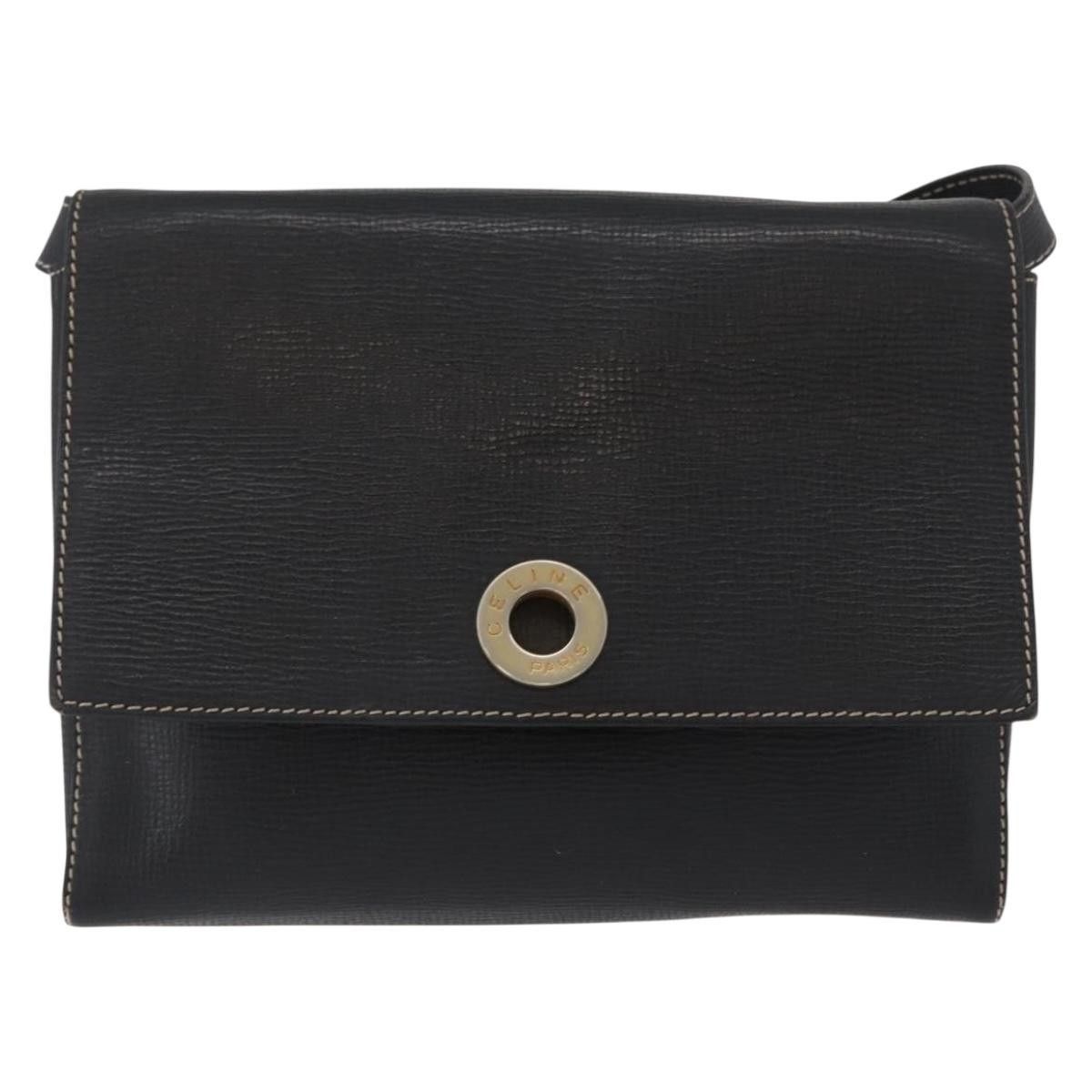 Celine Celine Circle Logo Shoulder Bag Leather Size ONE SIZE - 1 Thumbnail