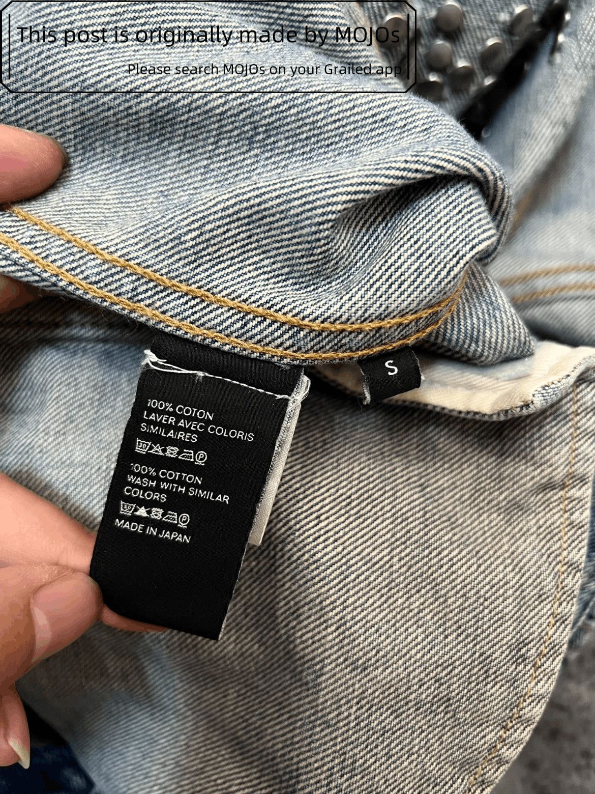 Celine Celine 20SS No Irony Here Denim Jacket Mojos2339 Size US S / EU 44-46 / 1 - 5 Thumbnail