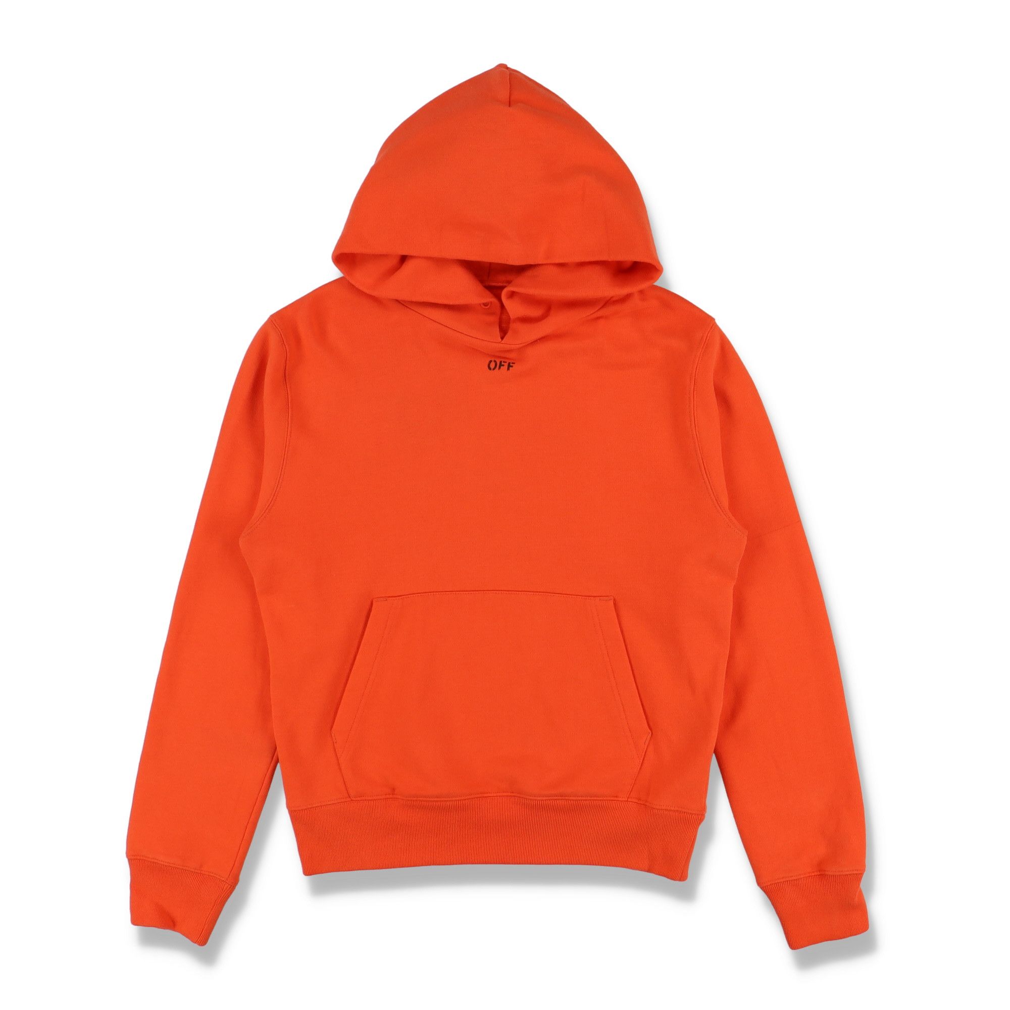 Off-White Orange Spayed Stencil Arrows Hoodie Size S / US 4 / IT 40 - 5 Thumbnail