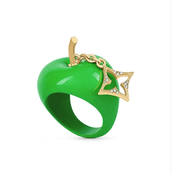 Louis Vuitton Louis Vuitton LV Fruits Apple Ring Size ONE SIZE - 3 Thumbnail