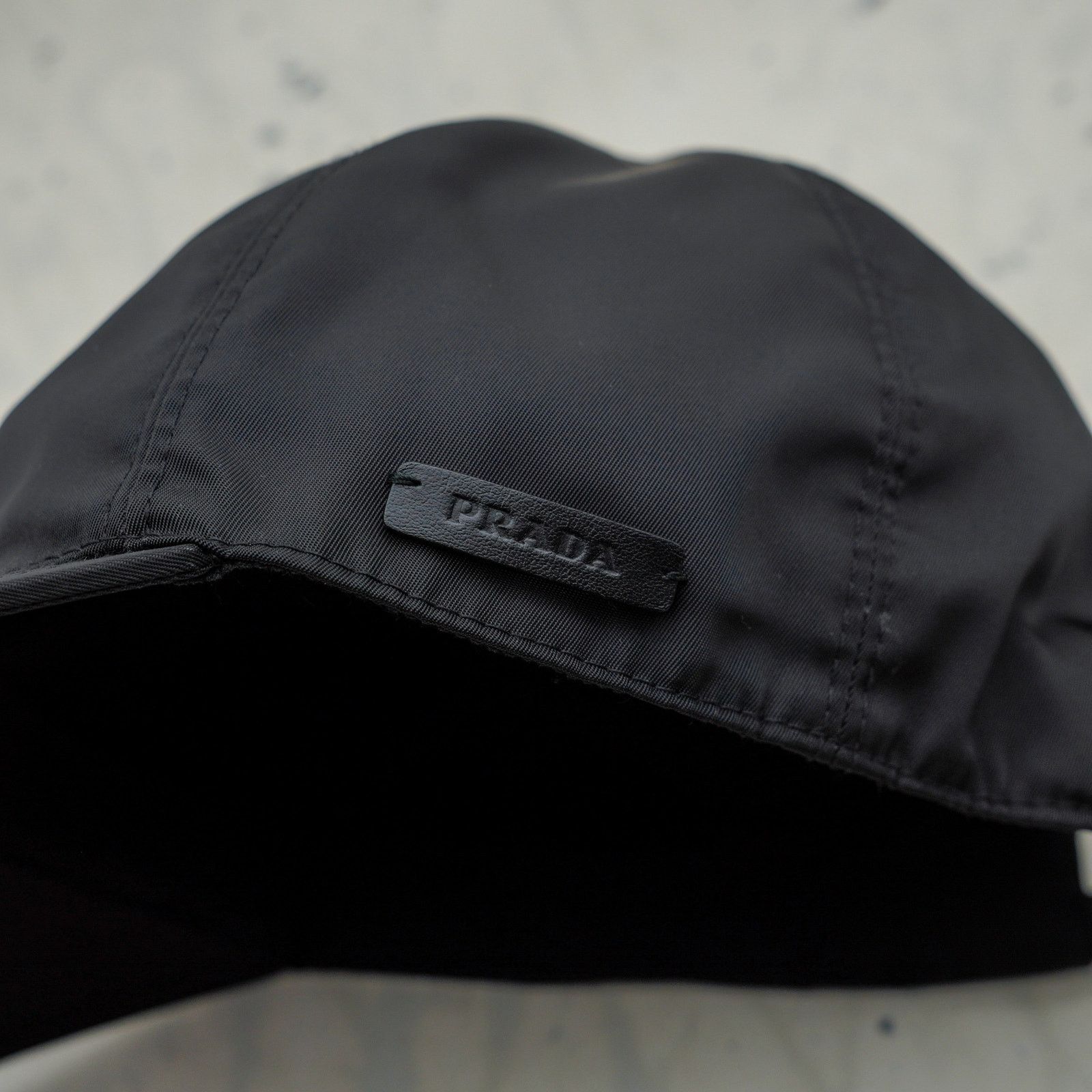 Prada Vintage prada milano black tab logo nylon baseball cap hat Size ONE SIZE - 5 Thumbnail