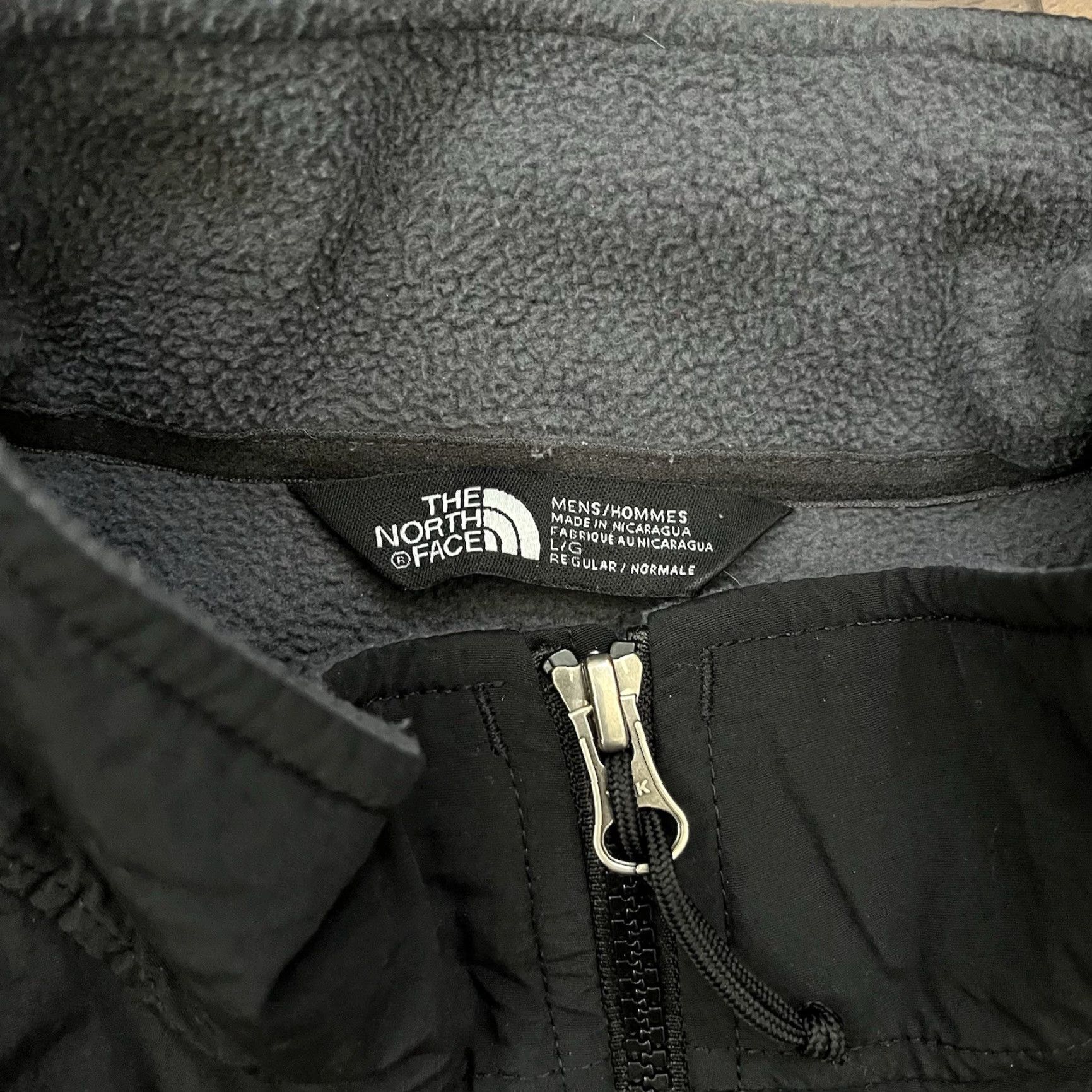 The North Face VINTAGE The North Face Denali Jacket Full Zip Fleece Men L Black/Gray TNF Size US L / EU 52-54 / 3 - 5 Thumbnail