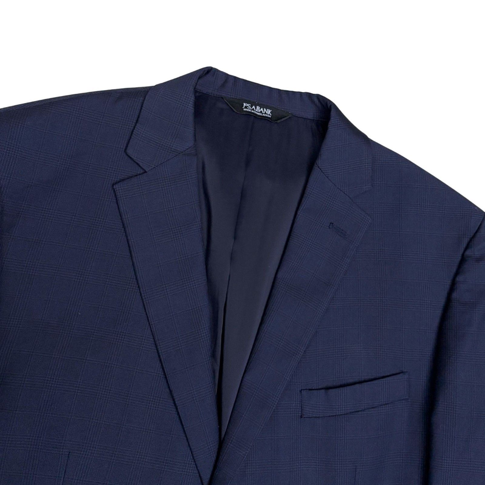 Jos. A. Bank Jos A Bank Suit Blue Plaid Blazer & Pants Business XL (44R) Size 44R - 5 Thumbnail
