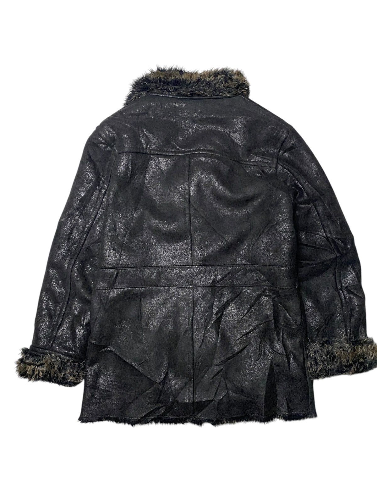 gimmick fur leather jacket lgb if kmrii
