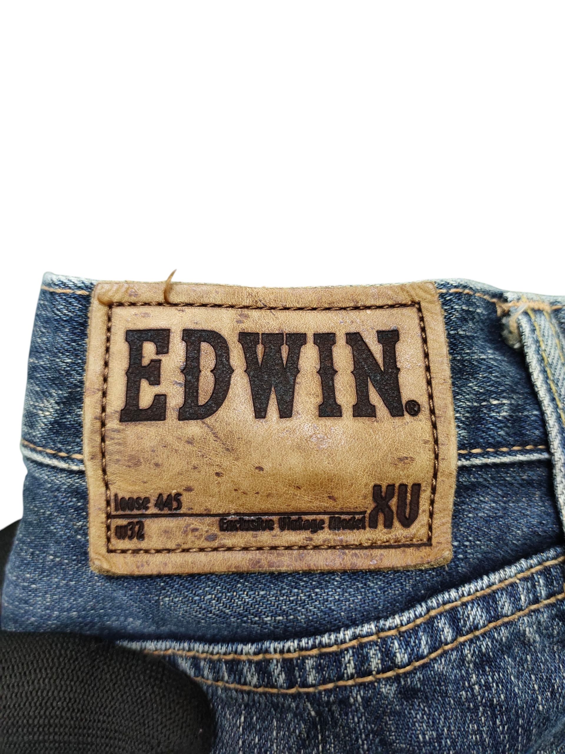 Comme des Garcons × Undercover Loose Jeans Edwin Xv 445 Clawmark Distress Denim Wide Leg Size US 32 / EU 48 - 10 Thumbnail