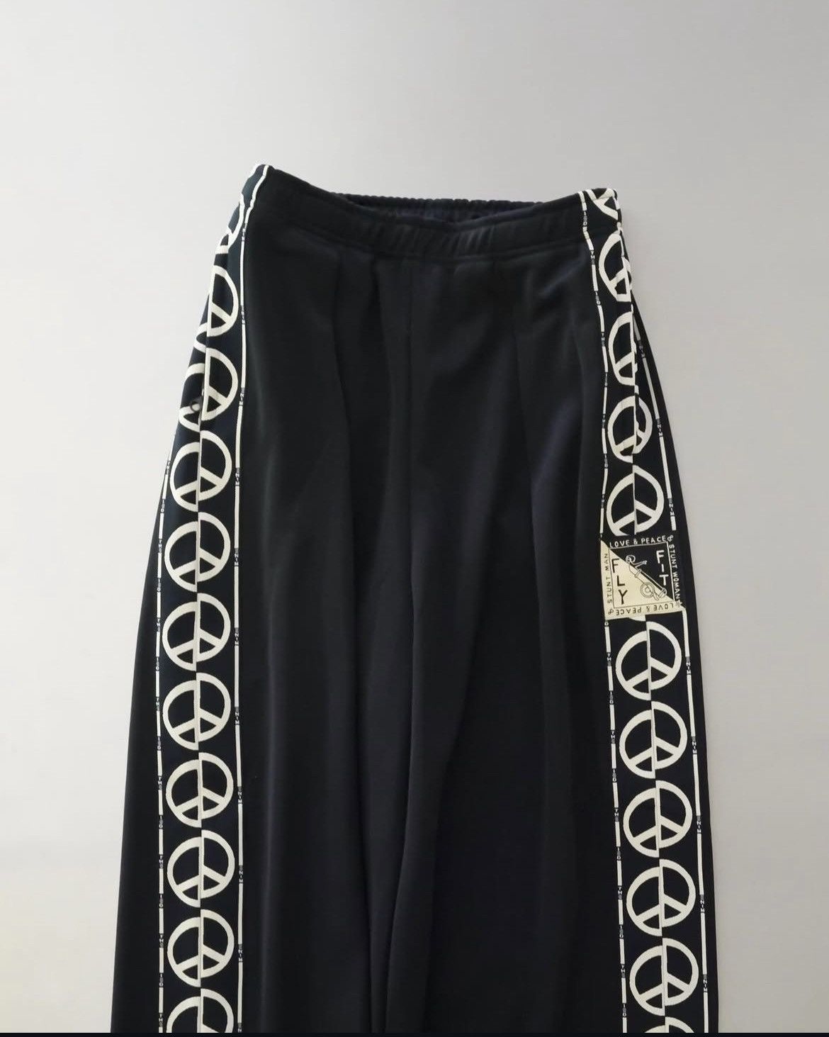 Kapital Kapital TH.D.D peace smooth jersey baggy track pants Size US 36 / EU 52 - 3 Thumbnail